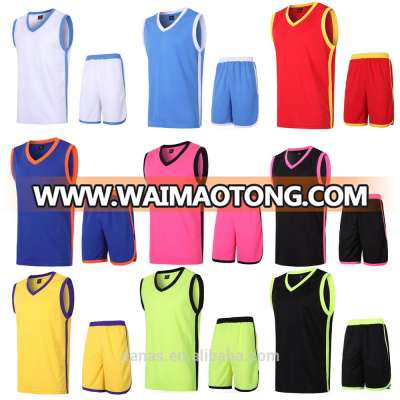 2018 New Model OEM 100% Polyster Basketball Jersey Uniform