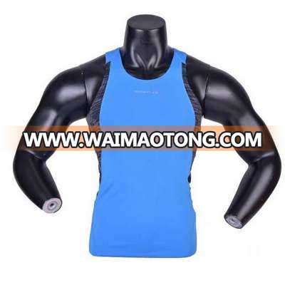 Custom wholesale quick dry sports sleeveless vest for gym